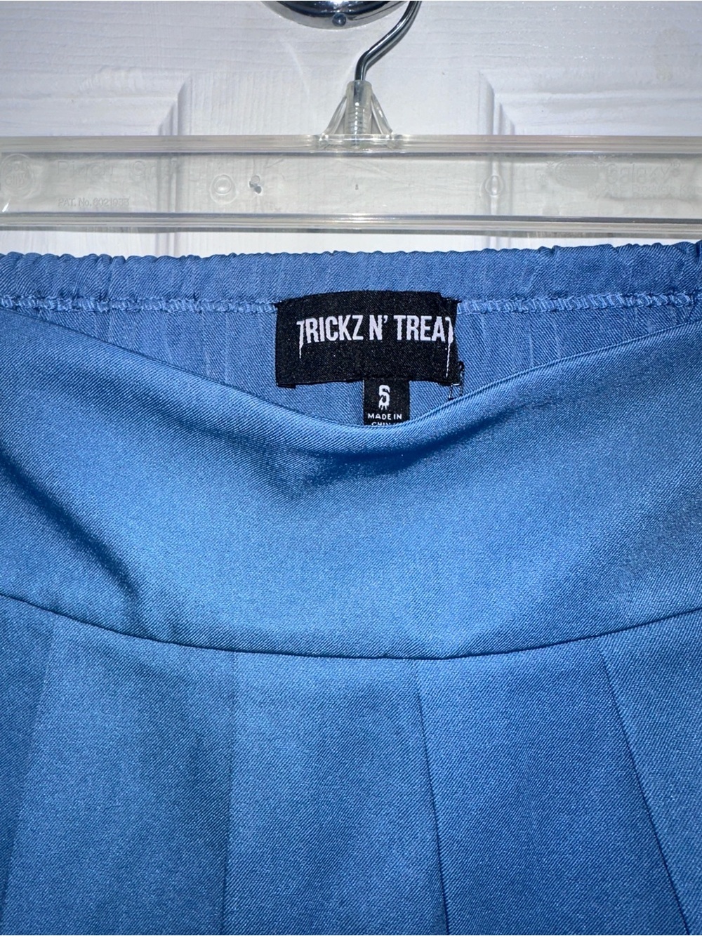 Trickz 'N' Treats - Blue Pleated Mini Skirt - Picture 8 of 15